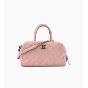 CHANEL Light Pink Two-Way Bag A-A4025
